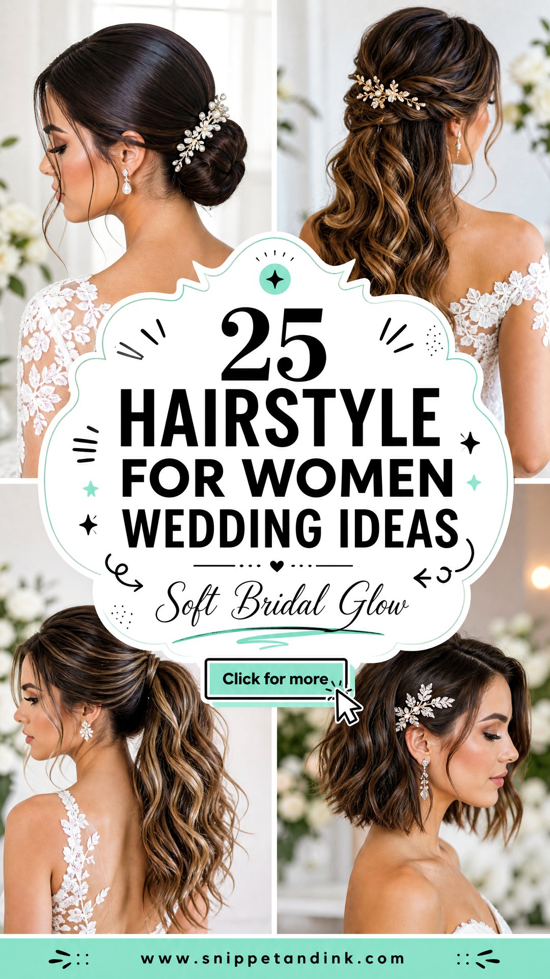 25 Hairstyle for Women Wedding Ideas for a Soft Glow - 25 Hairstyle for Women Wedding Ideas for a Soft Glow