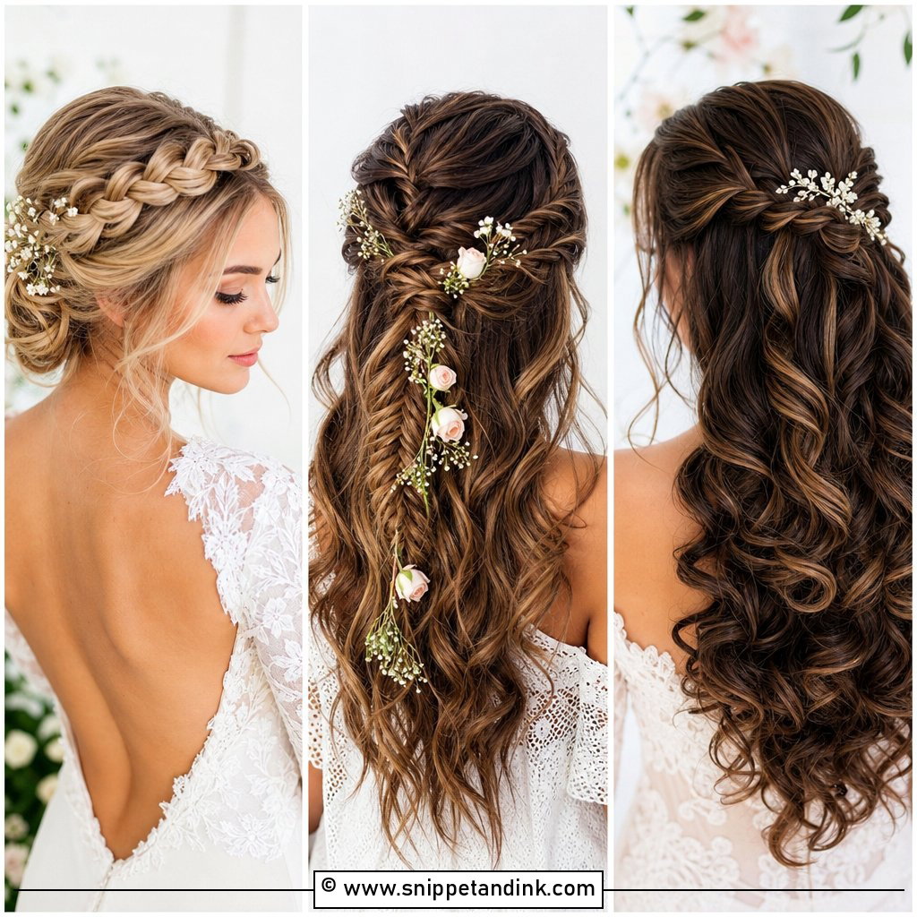25 Hairstyles for Long Hair for Wedding Dreamy Bridal Looks