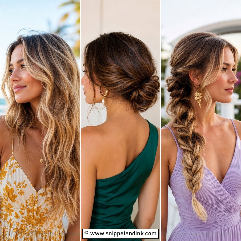 25 Hairstyles for a Wedding Guest Chic Looks to Try