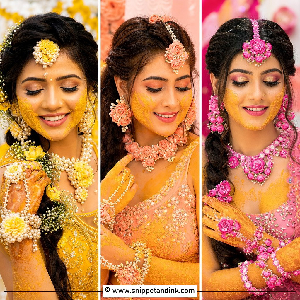 25 Haldi Bridal Look Ideas for a Radiant Pre-Wedding Glow