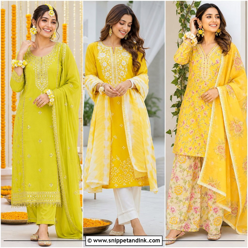 25 Haldi Suit Ideas