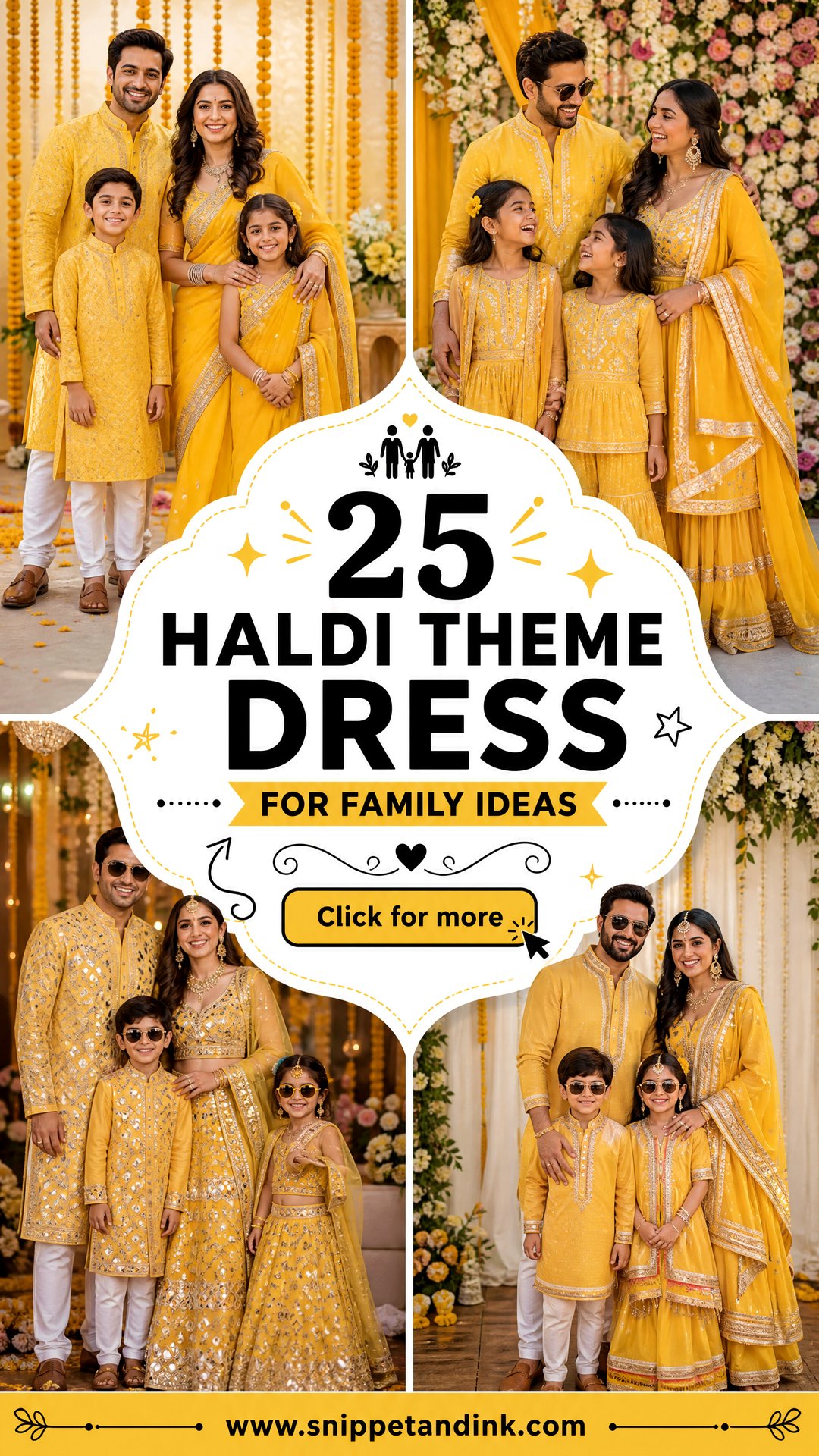 25 Haldi Theme Dress for Family Ideas Coordinated Looks to Love - 25 Haldi Theme Dress for Family Ideas: Coordinated Looks to Love