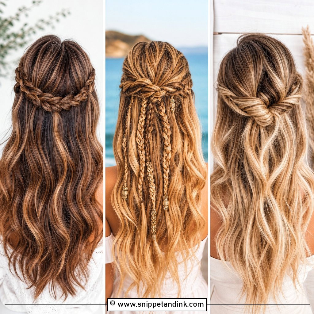 25 Half-Up Half-Down Wedding Hair Front Pic Ideas to Save
