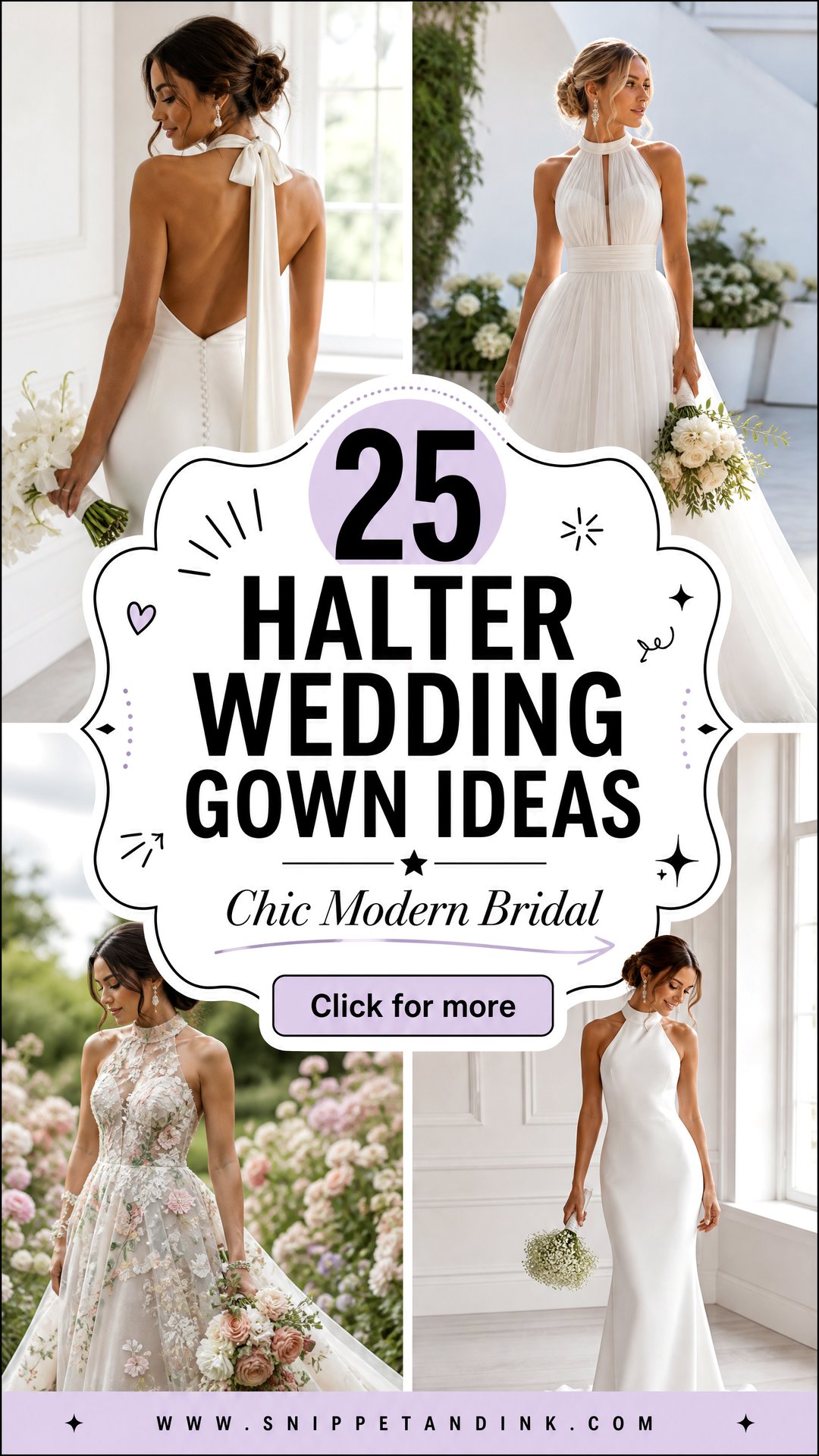 25 Halter Wedding Gown Ideas for a Chic Modern Bridal Look - 25 Halter Wedding Gown Ideas for a Chic Modern Bridal Look
