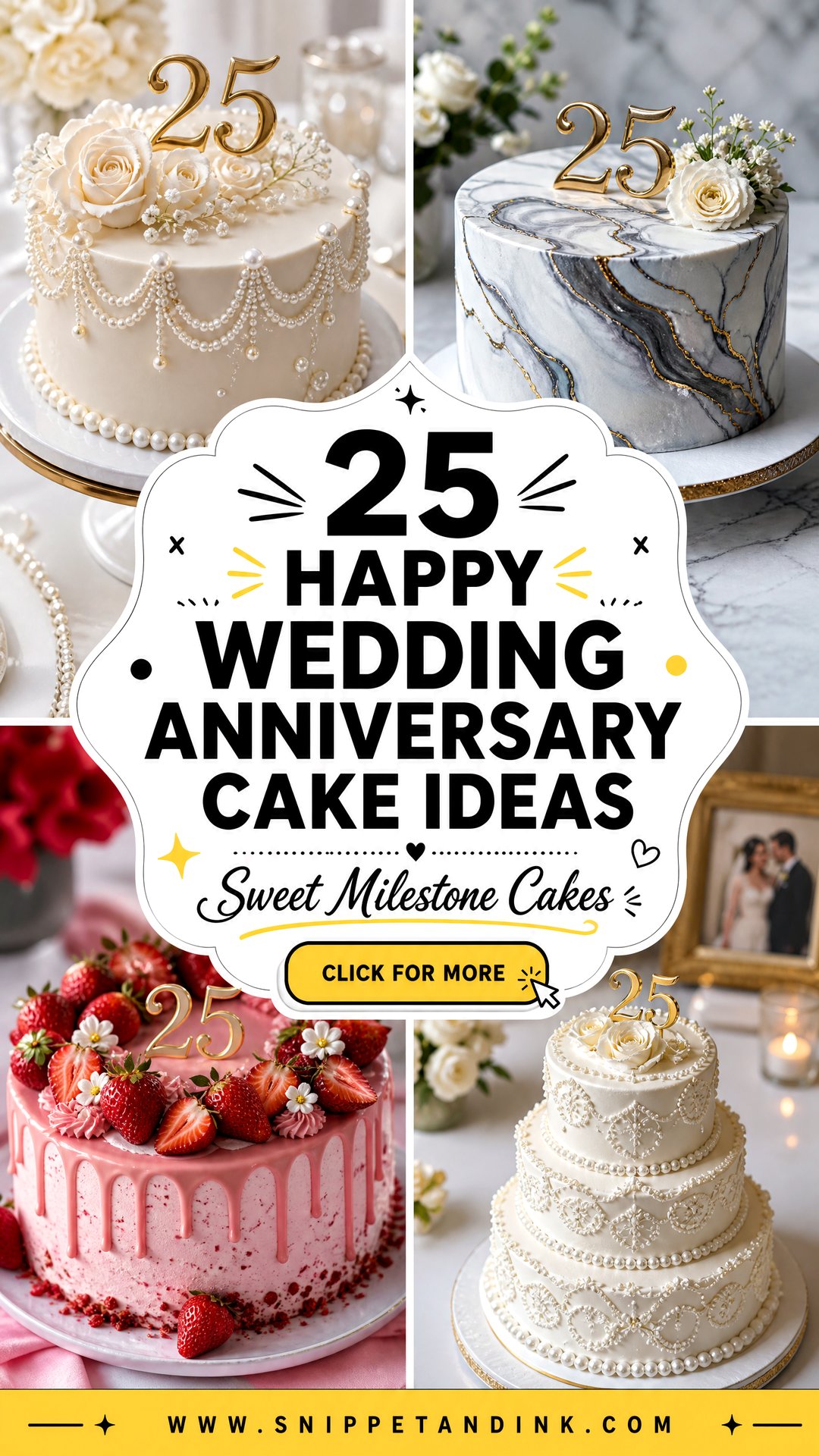 25 Happy Wedding Anniversary Cake Ideas for Sweet Milestones - 25 Happy Wedding Anniversary Cake Ideas for Sweet Milestones
