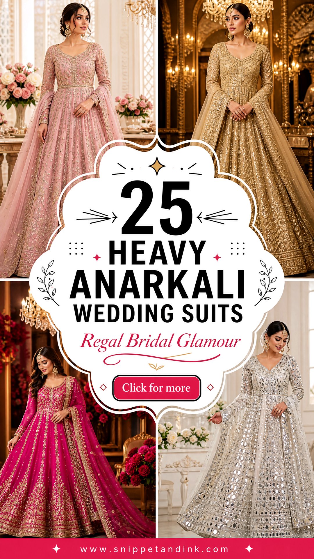 25 Heavy Anarkali Wedding Suits for Regal Bridal Glamour - 25 Heavy Anarkali Wedding Suits for Regal Bridal Glamour