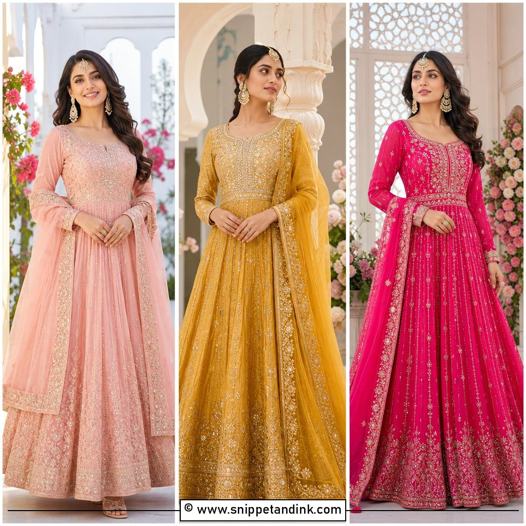 25 Heavy Anarkali Wedding Suits for Regal Bridal Glamour