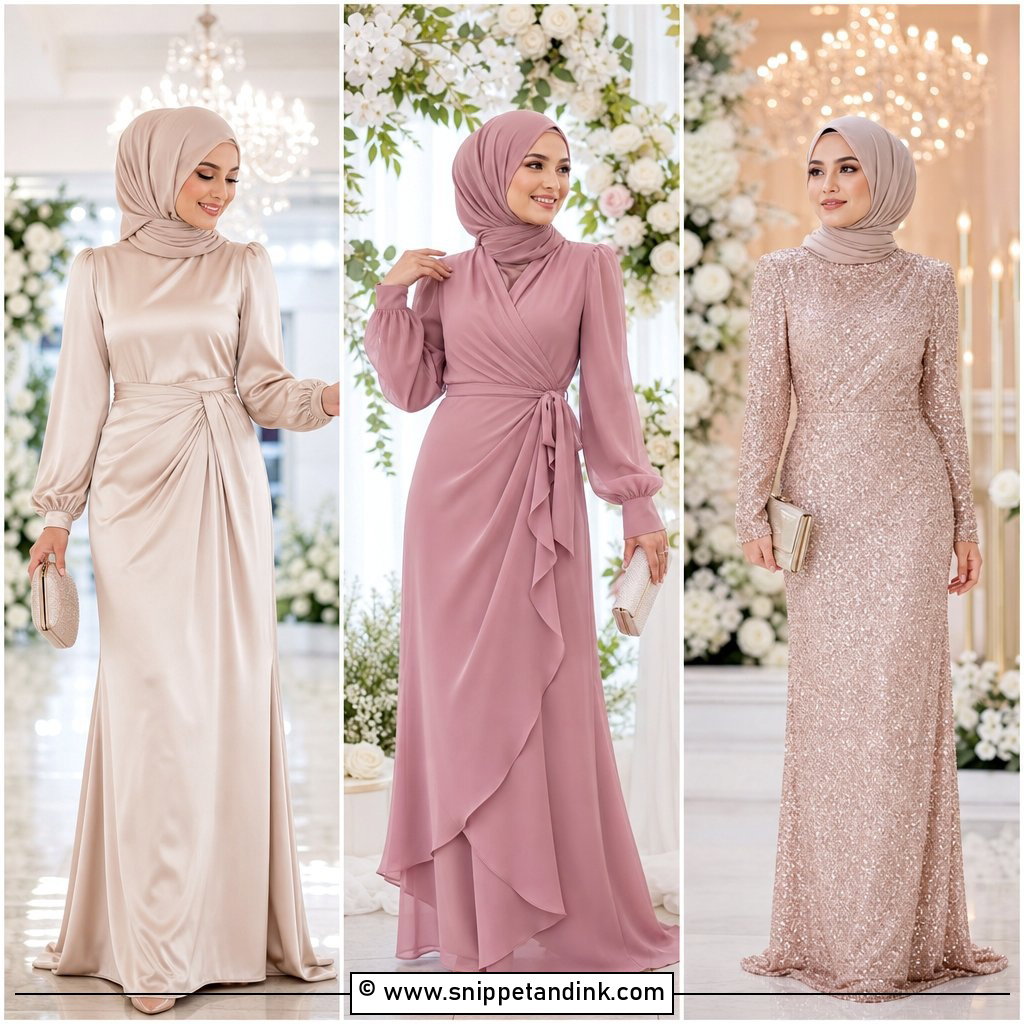 25 Hijab for Wedding Ideas for Elegant Guest Style