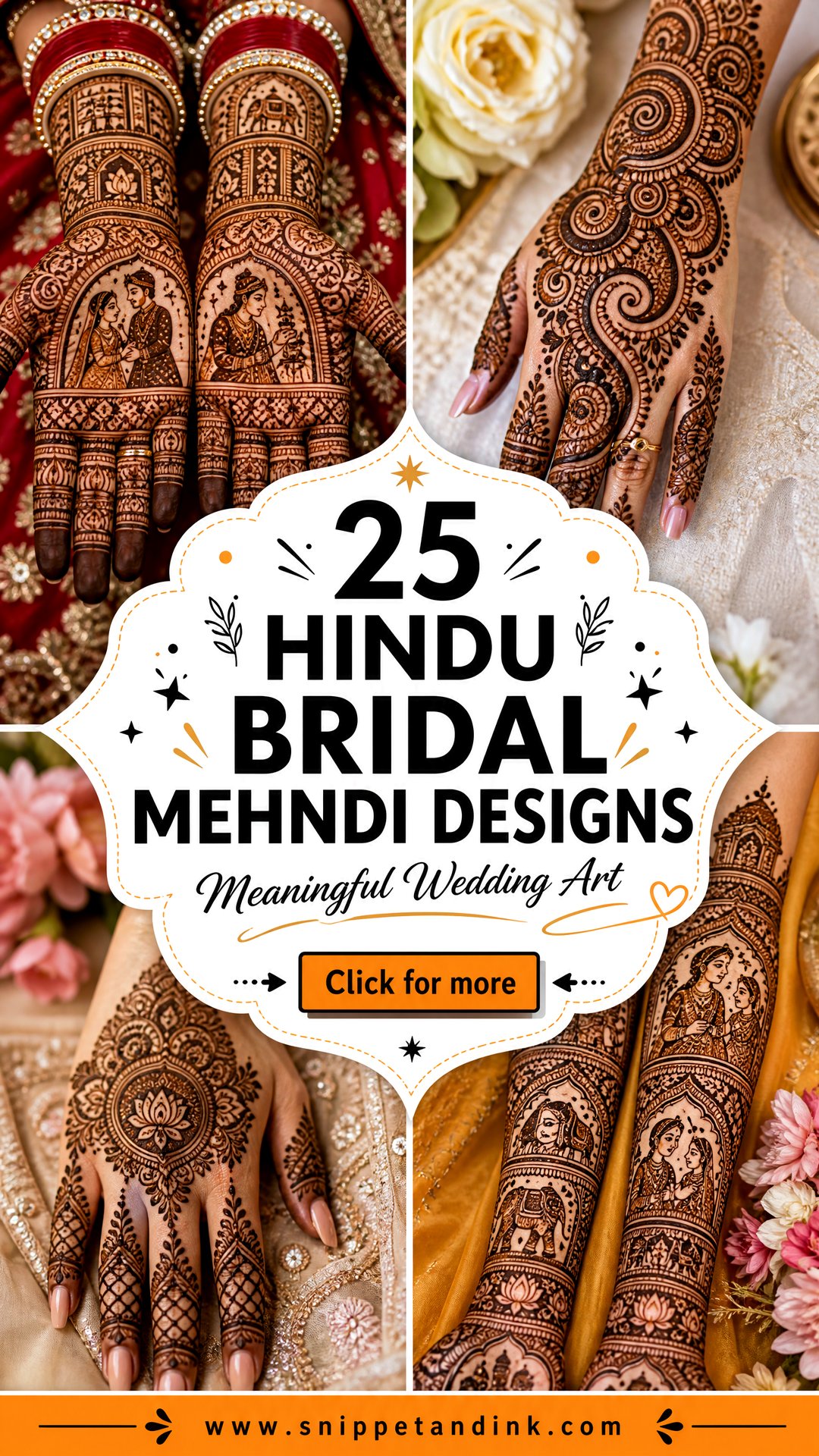 25 Hindu Bridal Mehndi Designs for Meaningful Wedding Art - 25 Hindu Bridal Mehndi Designs for Meaningful Wedding Art