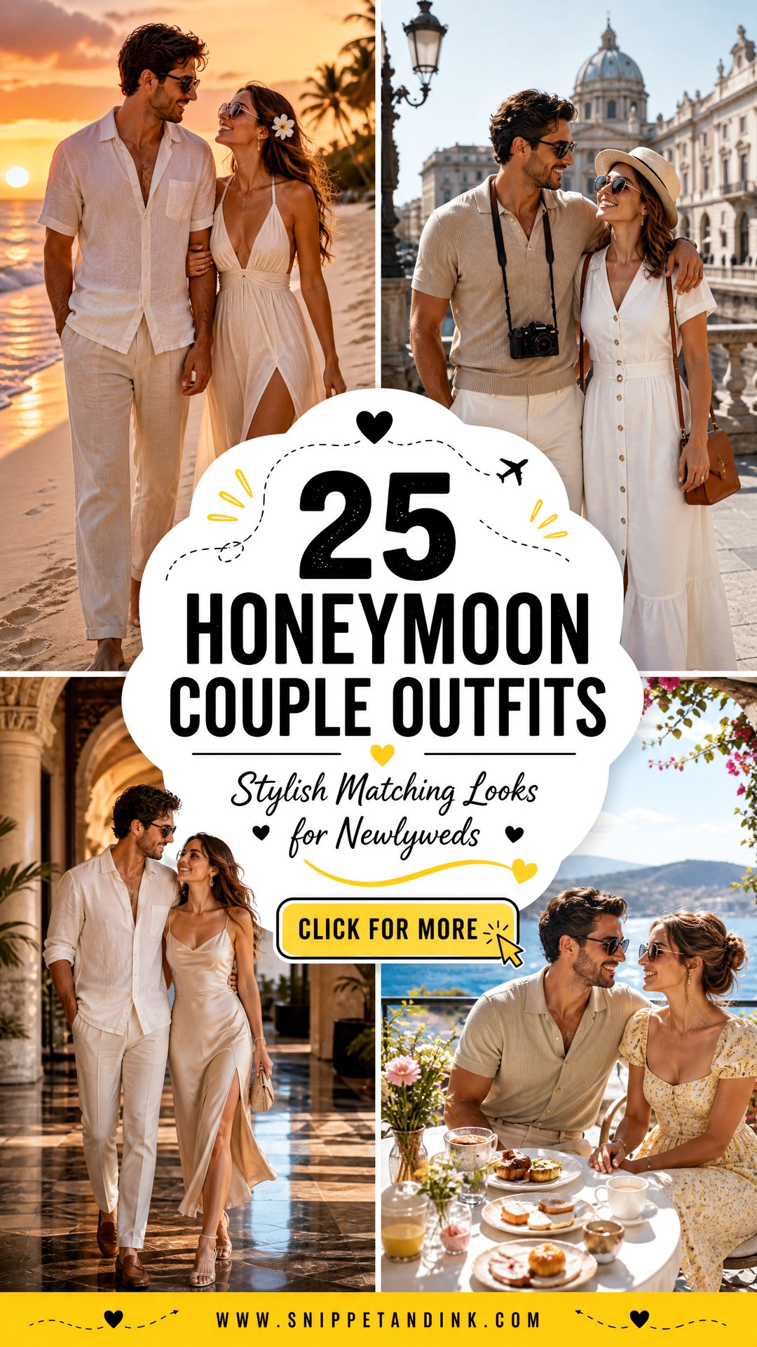 25 Honeymoon Couple Outfits Stylish Matching Looks for Newlyweds - 25 Honeymoon Couple Outfits: Stylish Matching Looks for Newlyweds