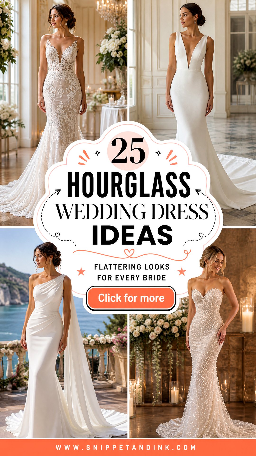 25 Hourglass Wedding Dress Ideas Flattering Looks for Every Bride - 25 Hourglass Wedding Dress Ideas: Flattering Looks for Every Bride