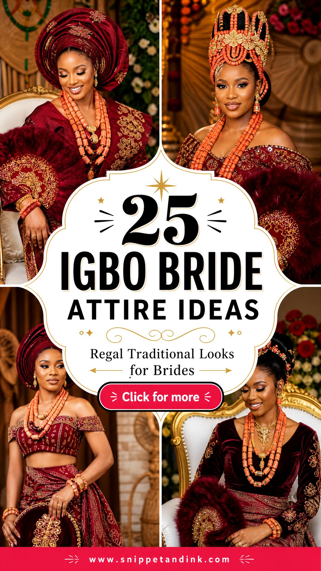 25 Igbo Bride Attire Ideas Regal Traditional Looks for Brides - 25 Igbo Bride Attire Ideas: Regal Traditional Looks for Brides