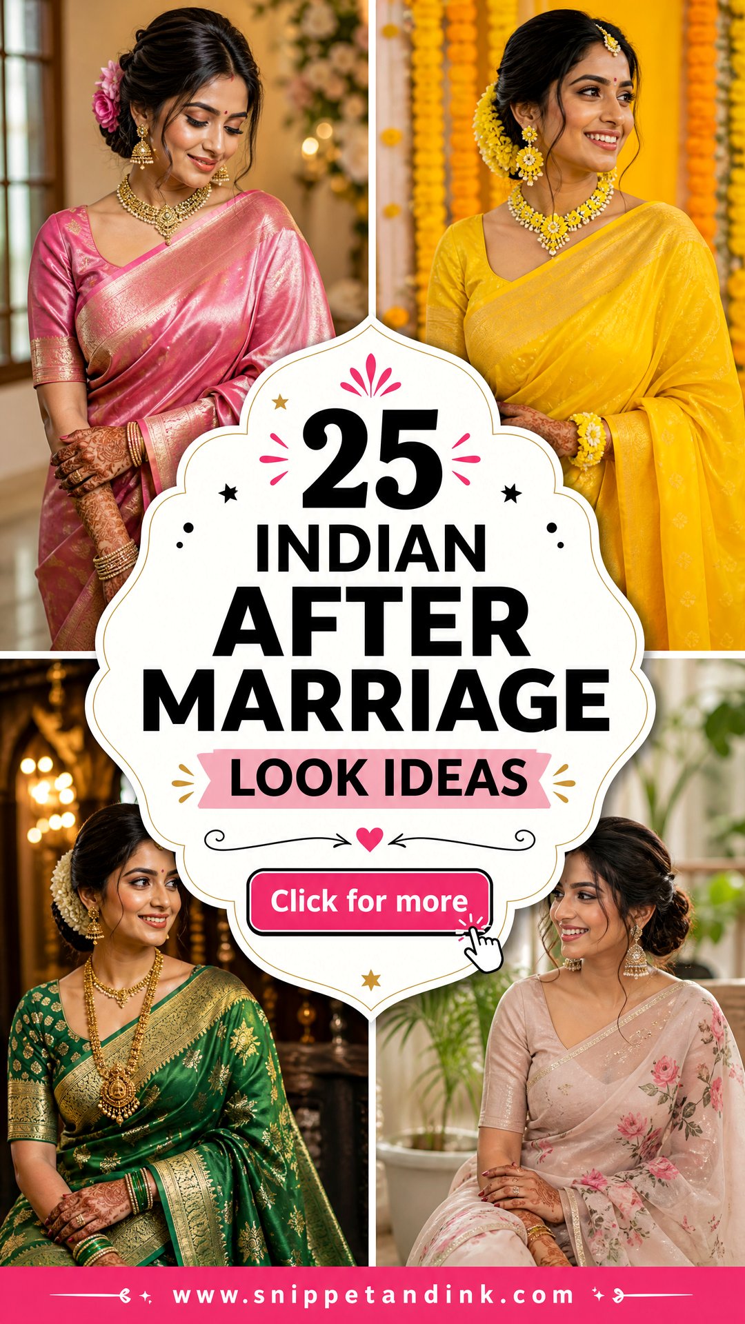 25 Indian After Marriage Look Ideas For Stylish Newlyweds - 25 Indian After Marriage Look Ideas: For Stylish Newlyweds