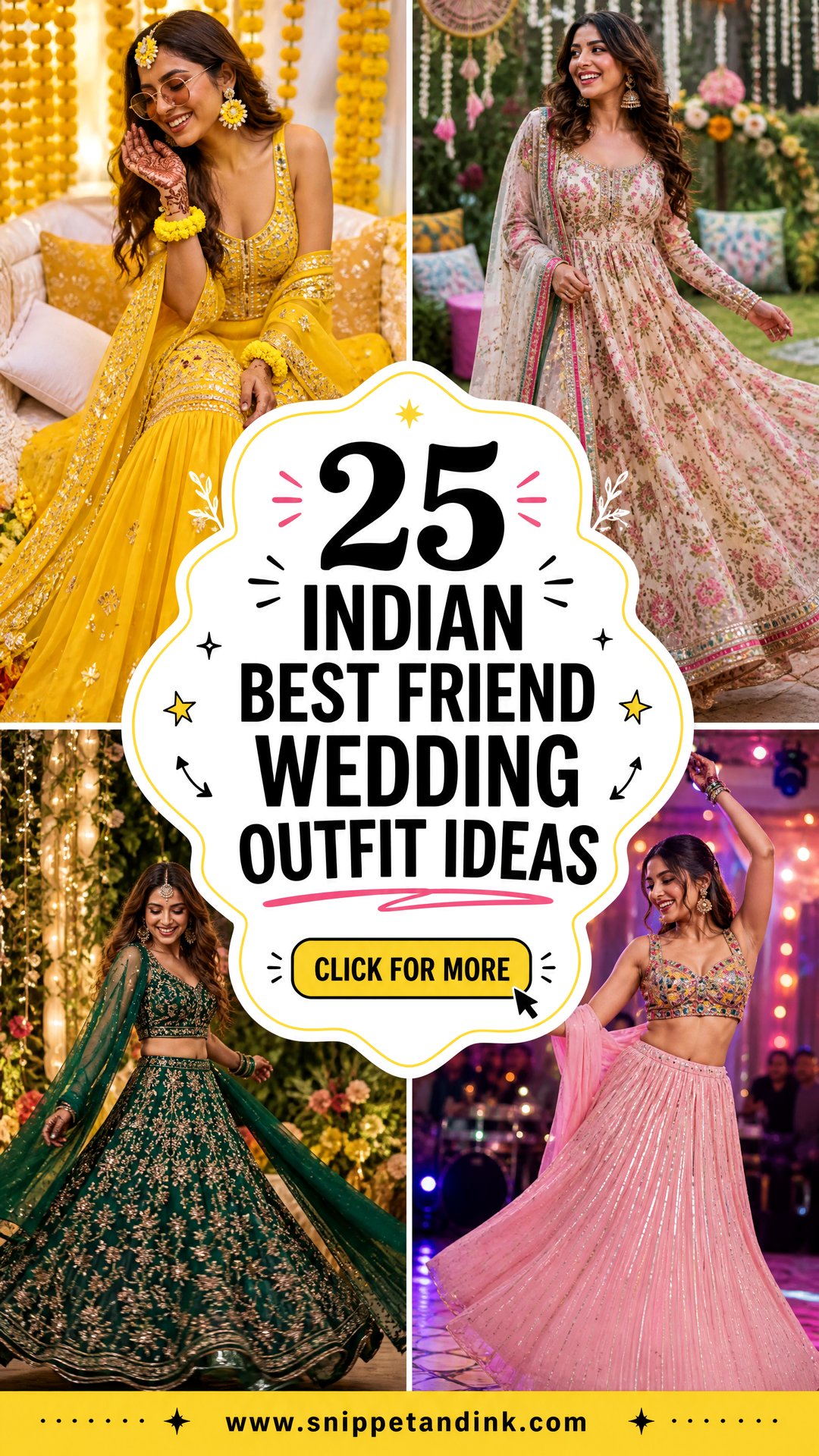 25 Indian Best Friend Wedding Outfit Ideas Chic Guest Styles - 25 Indian Best Friend Wedding Outfit Ideas: Chic Guest Styles