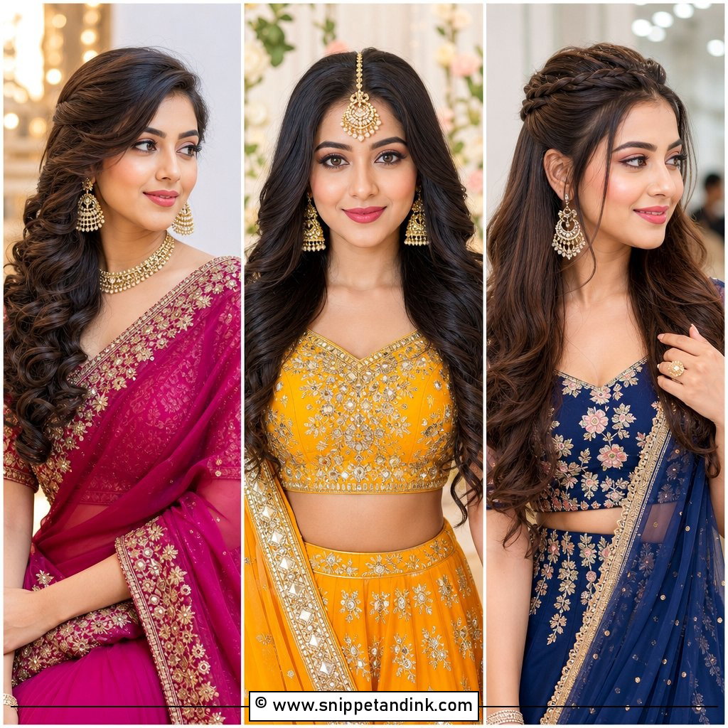 25 Indian Bridal Front Hairstyles for Picture-Perfect Brides