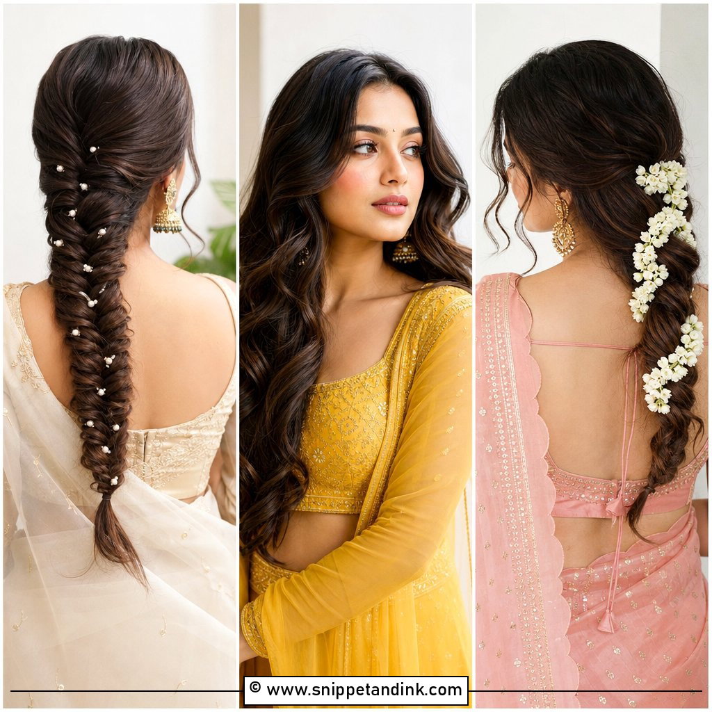25 Indian Bridal Wedding Hairstyles for Regal Bridal Looks