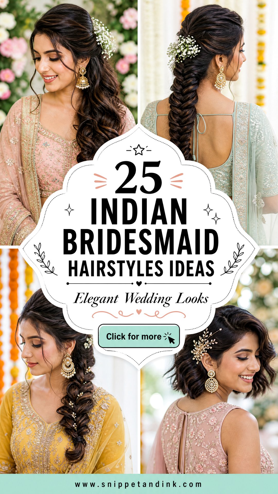 25 Indian Bridesmaid Hairstyles for Elegant Wedding Looks - 25 Indian Bridesmaid Hairstyles for Elegant Wedding Looks