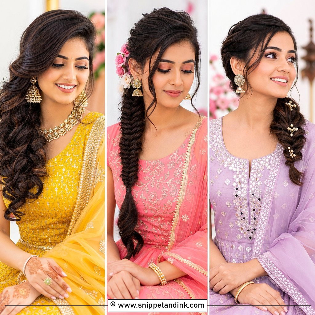 25 Indian Bridesmaid Hairstyles for Elegant Wedding Looks