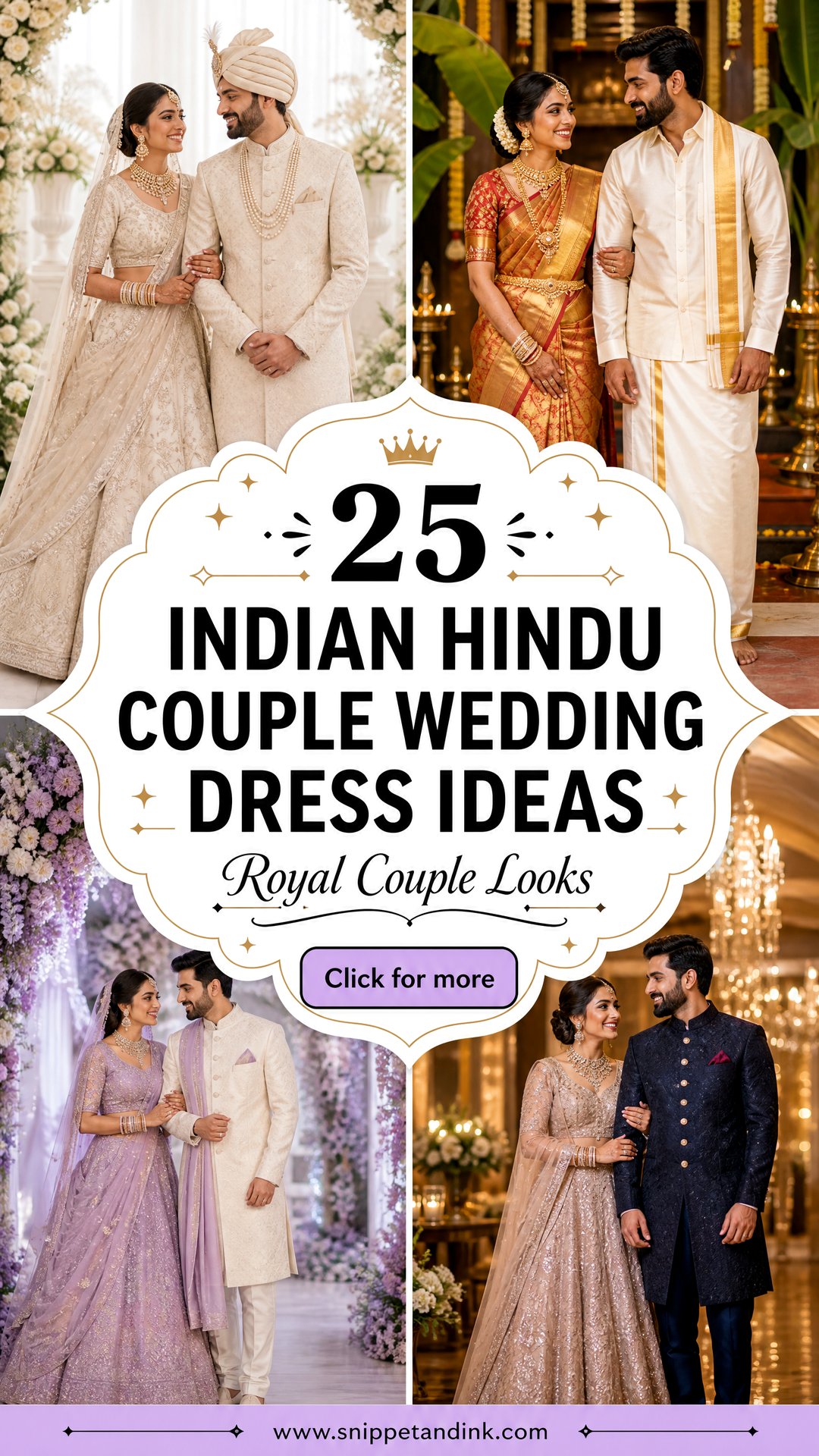 25 Indian Hindu Couple Wedding Dress Ideas for Royal Looks - 25 Indian Hindu Couple Wedding Dress Ideas for Royal Looks