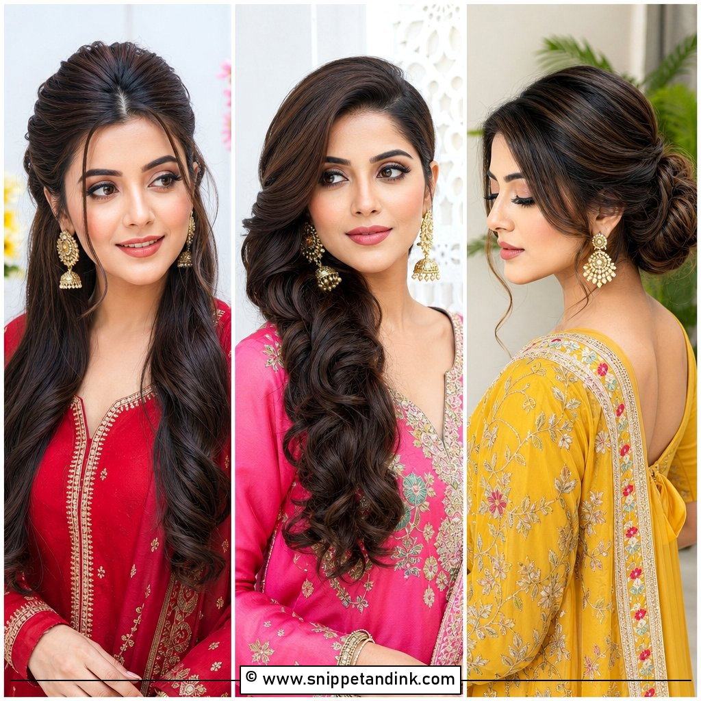 25 Indian Marriage Hairstyle Ideas for Elegant Wedding Looks