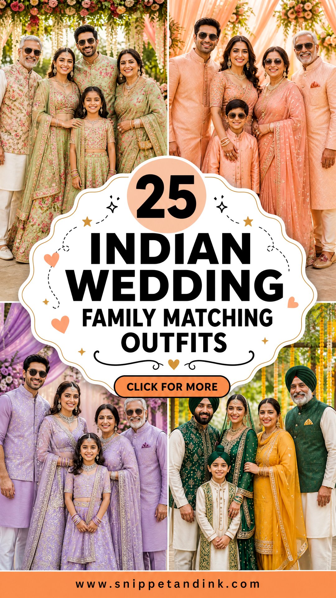 25 Indian Wedding Family Matching Outfits Chic Matching Looks - 25 Indian Wedding Family Matching Outfits: Chic Matching Looks
