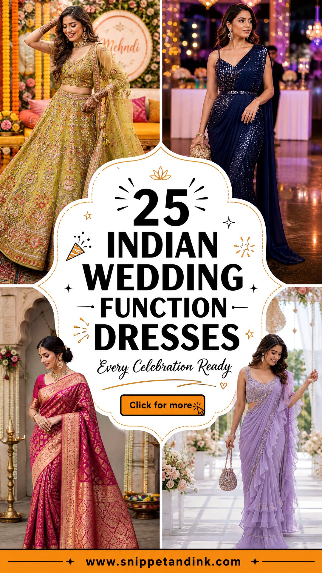 25 Indian Wedding Function Dresses for Every Celebration - 25 Indian Wedding Function Dresses for Every Celebration