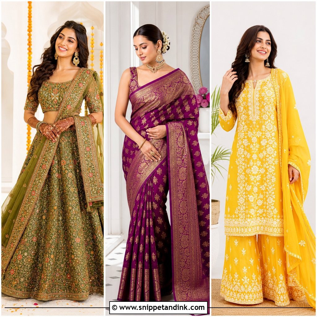25 Indian Wedding Function Dresses
