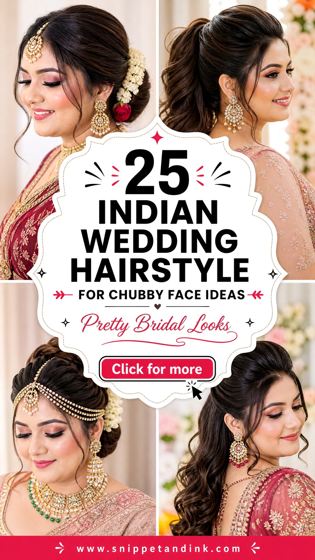 25 Indian Wedding Hairstyle for Chubby Face Ideas Pretty Looks - 25 Indian Wedding Hairstyle for Chubby Face Ideas: Pretty Looks