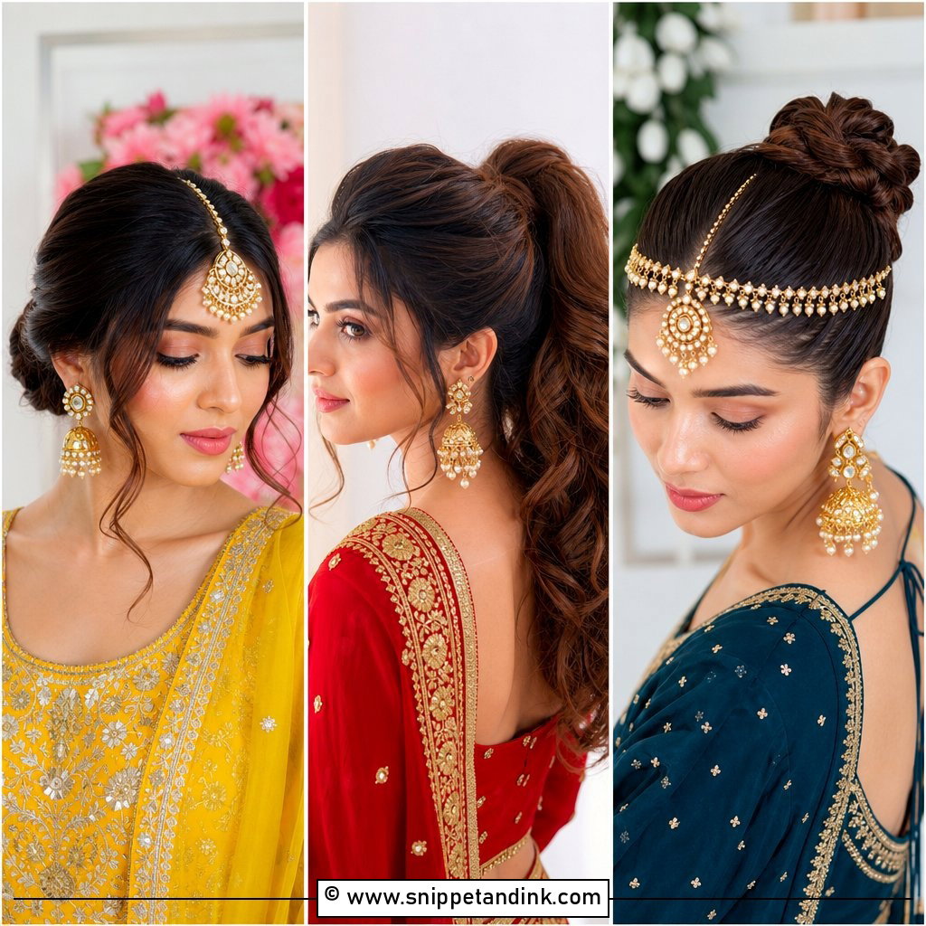 25 Indian Wedding Hairstyle for Chubby Face Ideas Pretty Looks