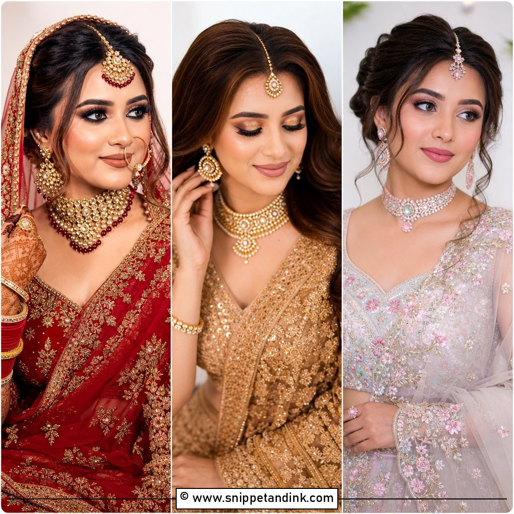 25 Indian Wedding Makeup Bridal Looks for Radiant Brides