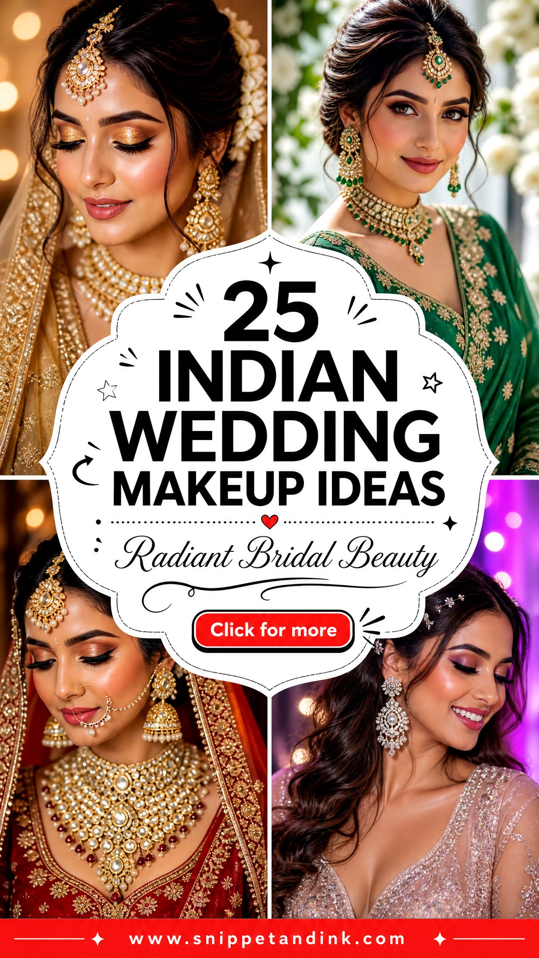 25 Indian Wedding Makeup Ideas for Radiant Bridal Beauty - 25 Indian Wedding Makeup Ideas for Radiant Bridal Beauty