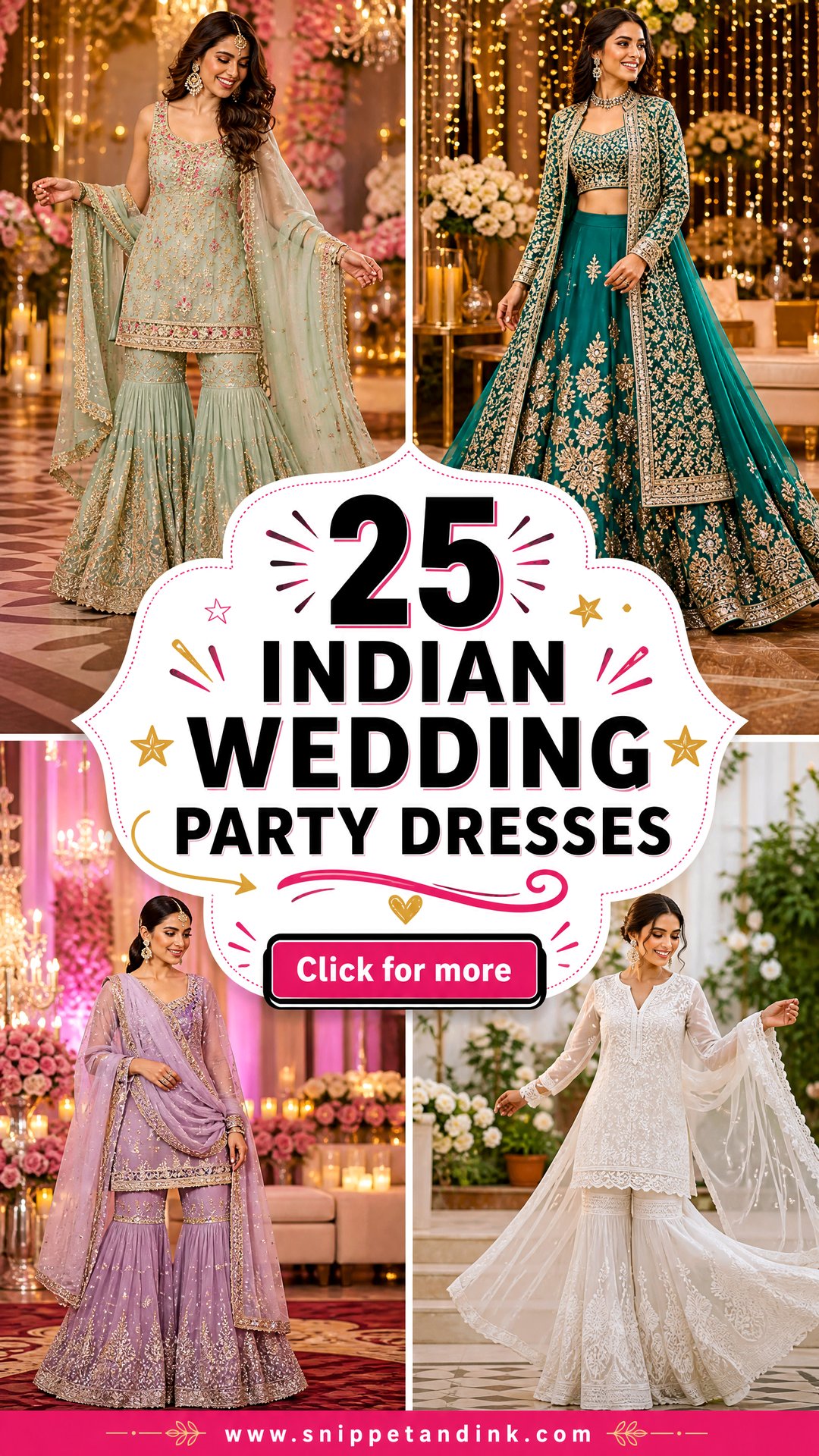 25 Indian Wedding Party Dresses Chic and Glamorous Looks - 25 Indian Wedding Party Dresses: Chic and Glamorous Looks