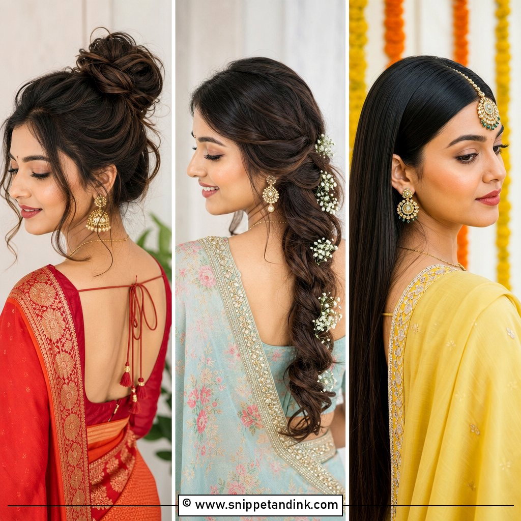 25 Indian Weddings Bridal Hairstyles for Stunning Looks
