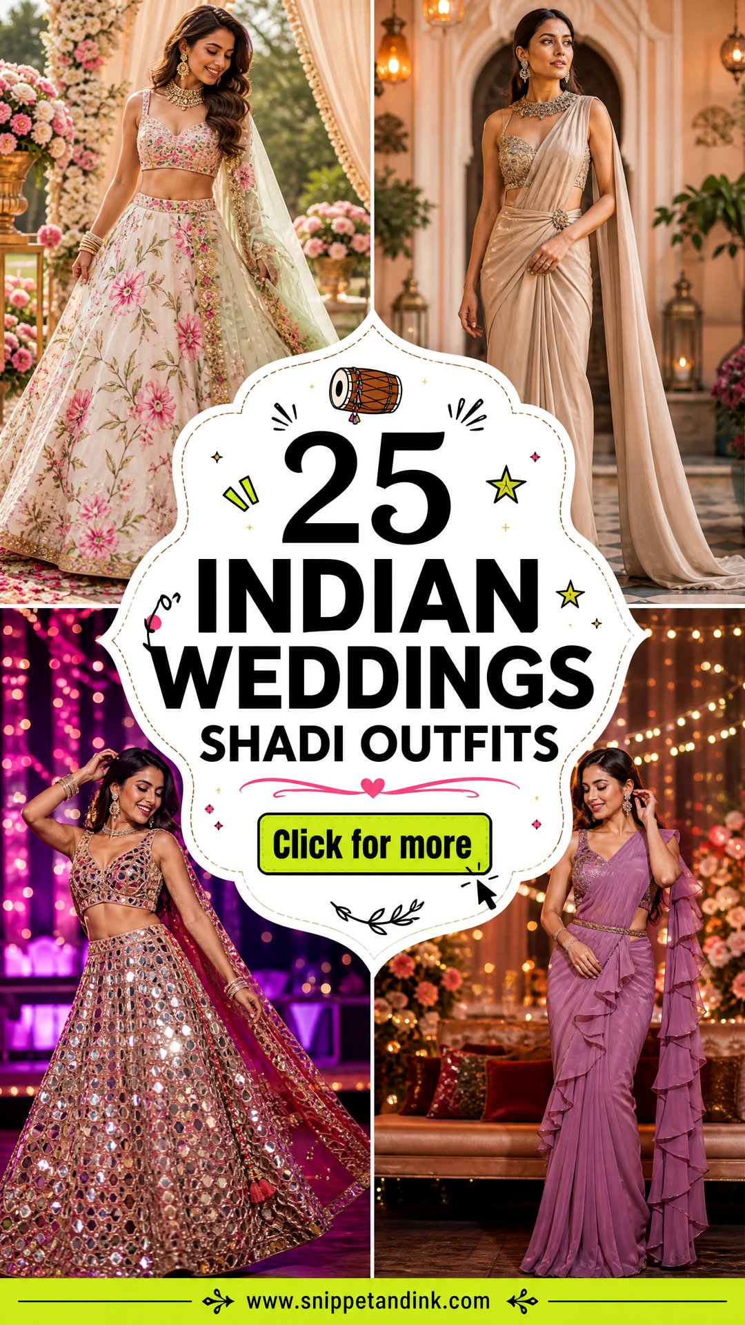 25 Indian Weddings Shadi Outfits Festive Styles to Inspire - 25 Indian Weddings Shadi Outfits: Festive Styles to Inspire