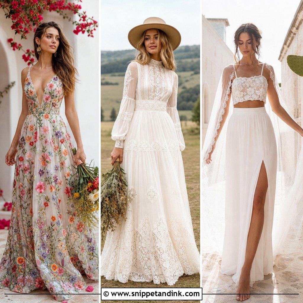 25 Indie Wedding Dress Ideas: Dreamy Looks for Creative Brides