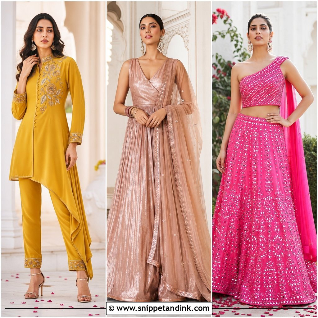 25 Indo Western Bridal Sangeet Outfit Ideas Chic Looks to Try
