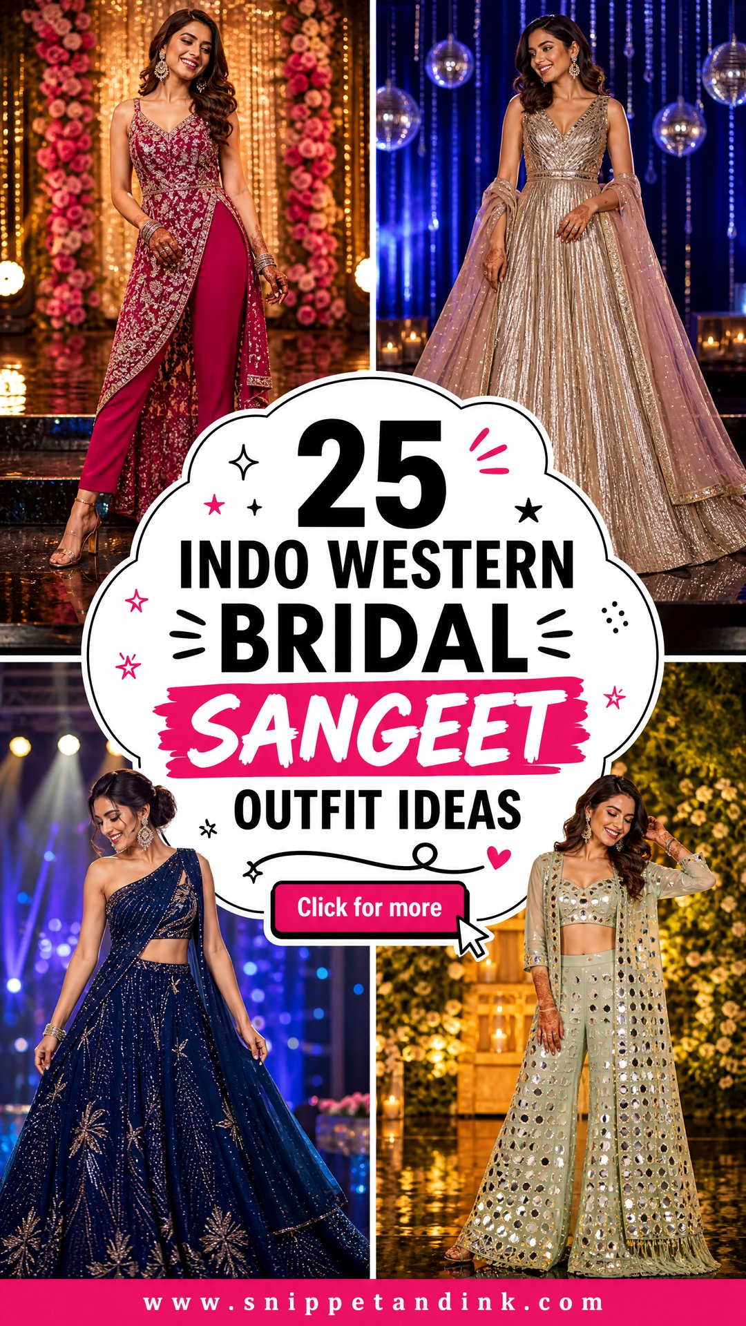 25 Indo Western Bridal Sangeet Outfit Ideas Chic Looks to Try - 25 Indo Western Bridal Sangeet Outfit Ideas: Chic Looks to Try