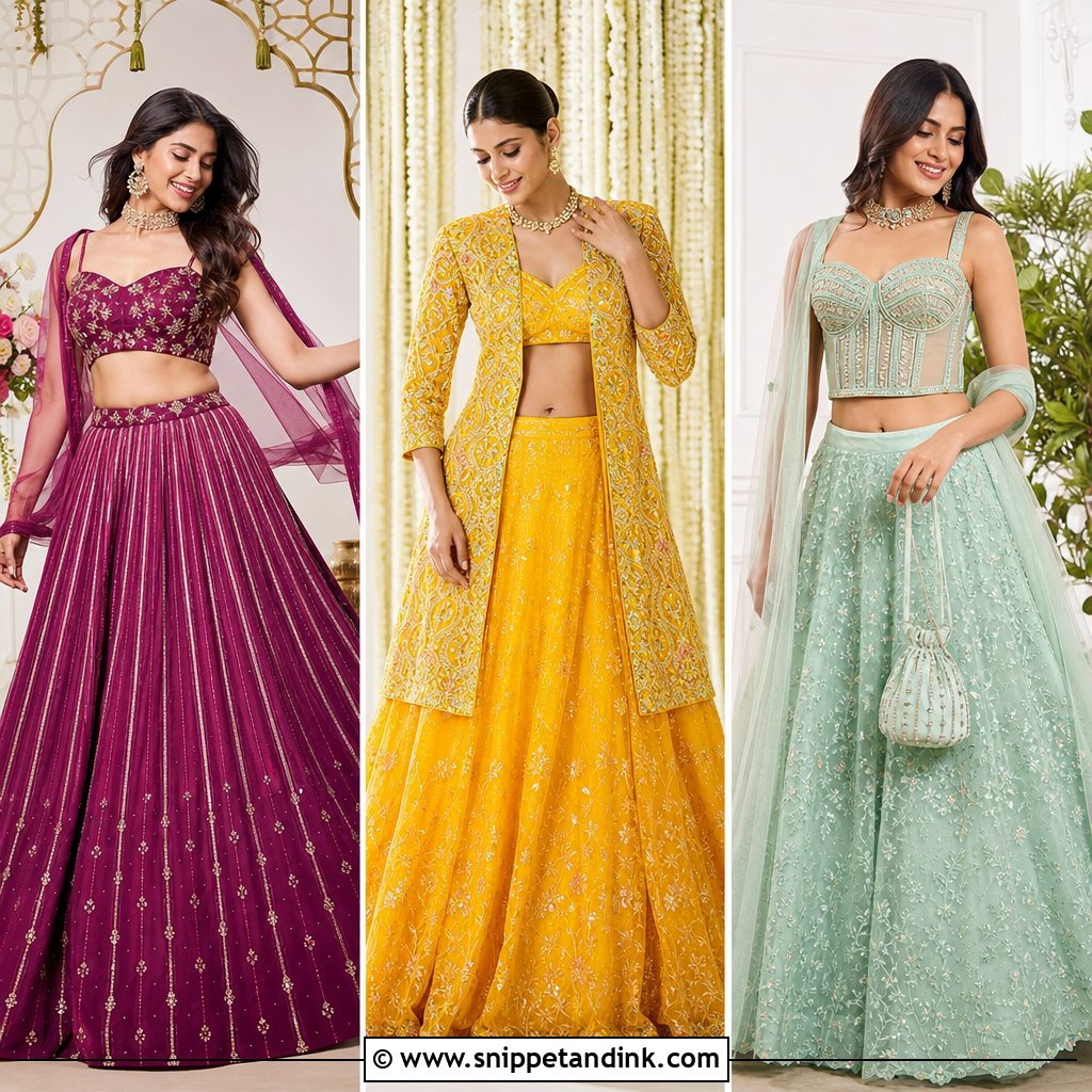 25 Indowestern Outfits for Sangeet Chic Looks Brides Will Love