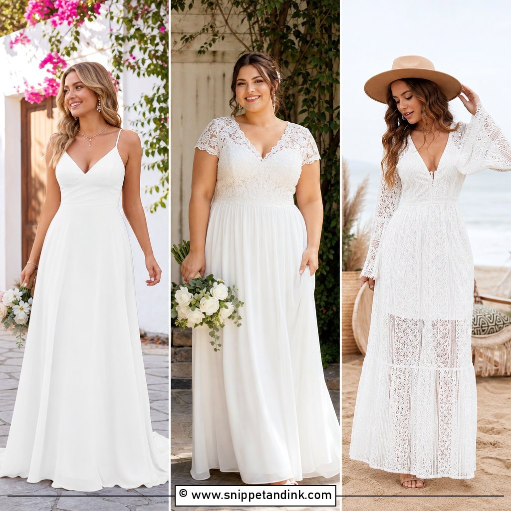 25 Informal Wedding Dresses for Effortless Bridal Style