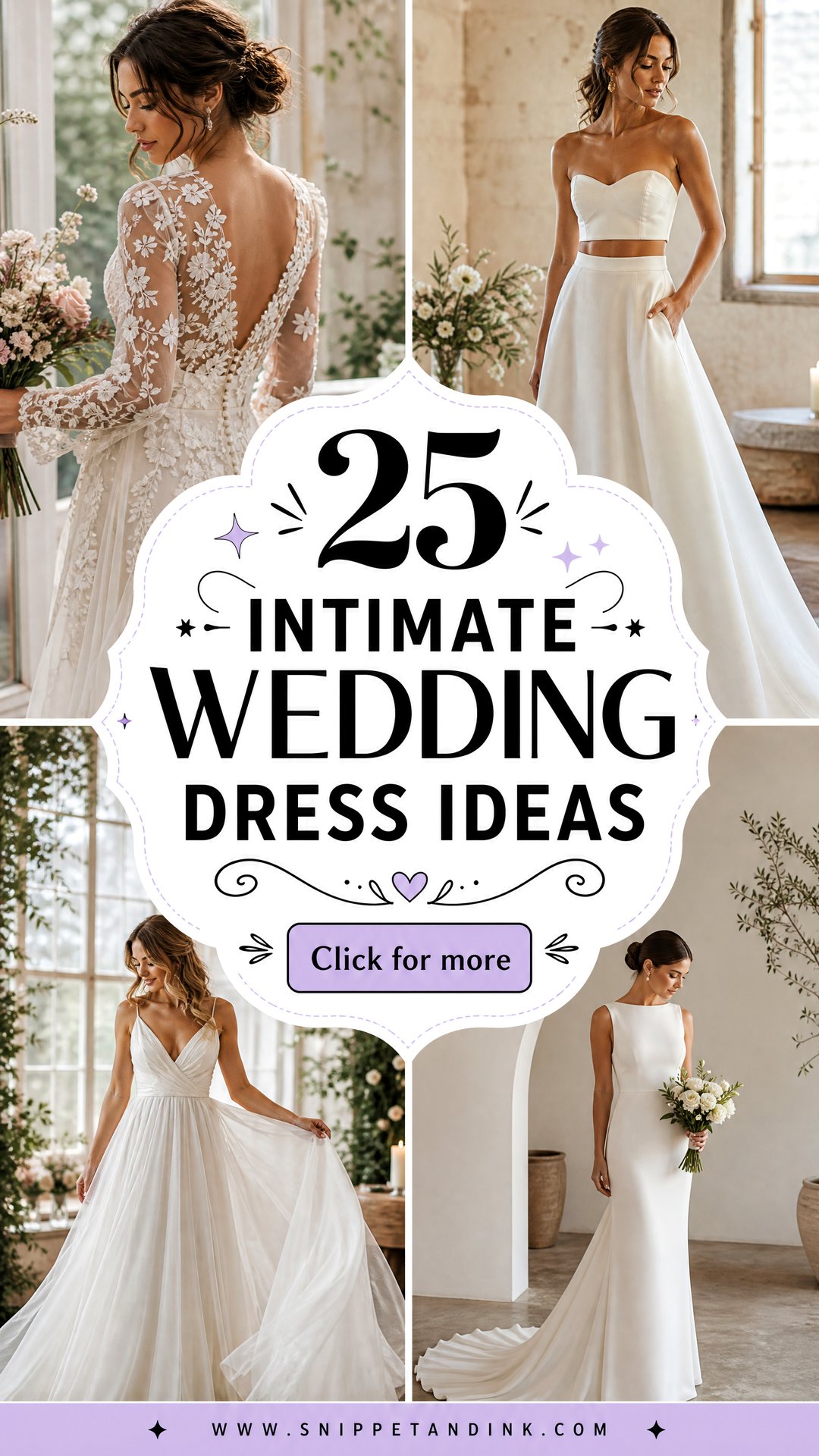 25 Intimate Wedding Dress Ideas Romantic Looks for Modern Brides - 25 Intimate Wedding Dress Ideas: Romantic Looks for Modern Brides