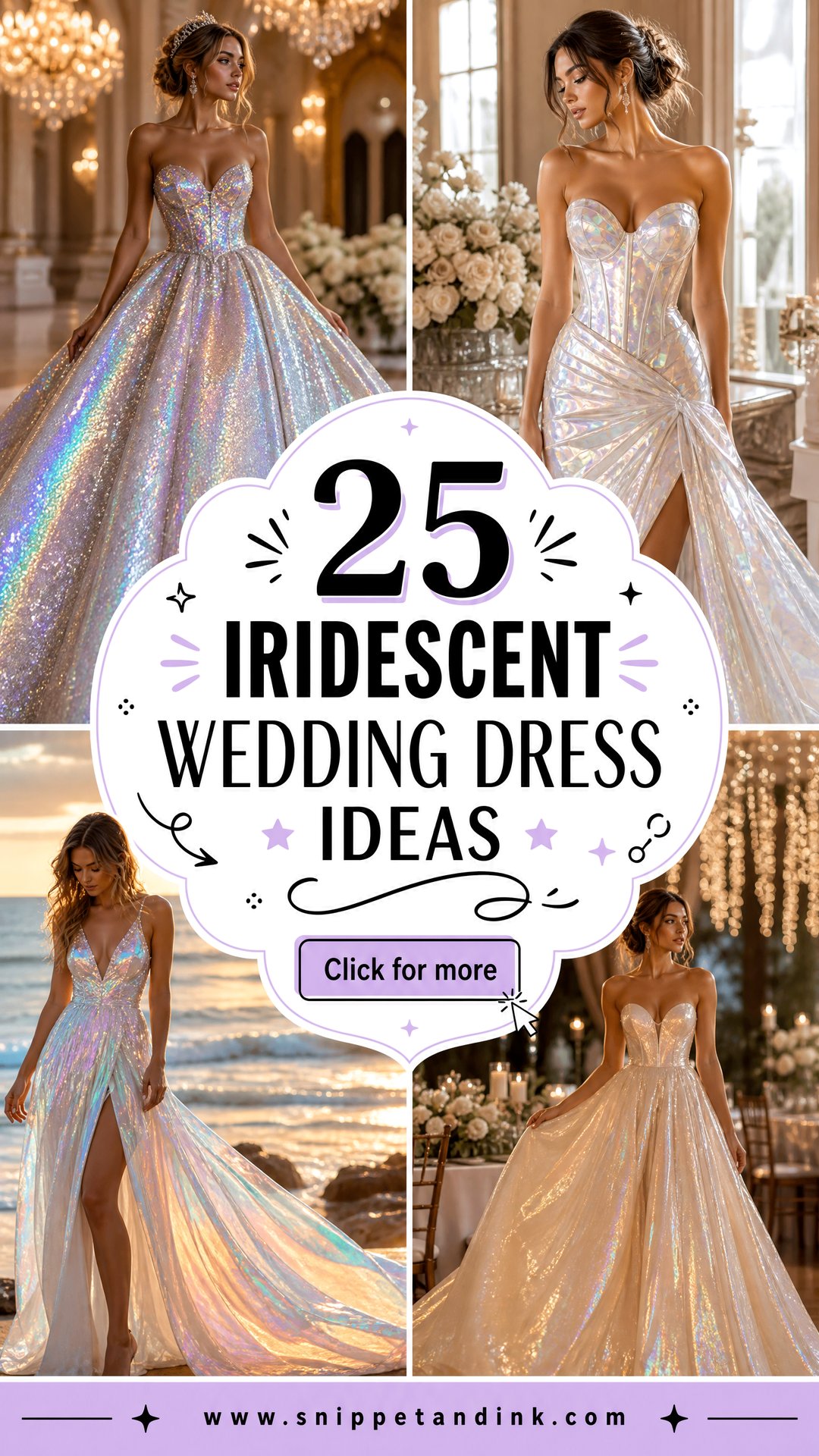 25 Iridescent Wedding Dress Ideas Shimmering Styles for Brides - 25 Iridescent Wedding Dress Ideas: Shimmering Styles for Brides