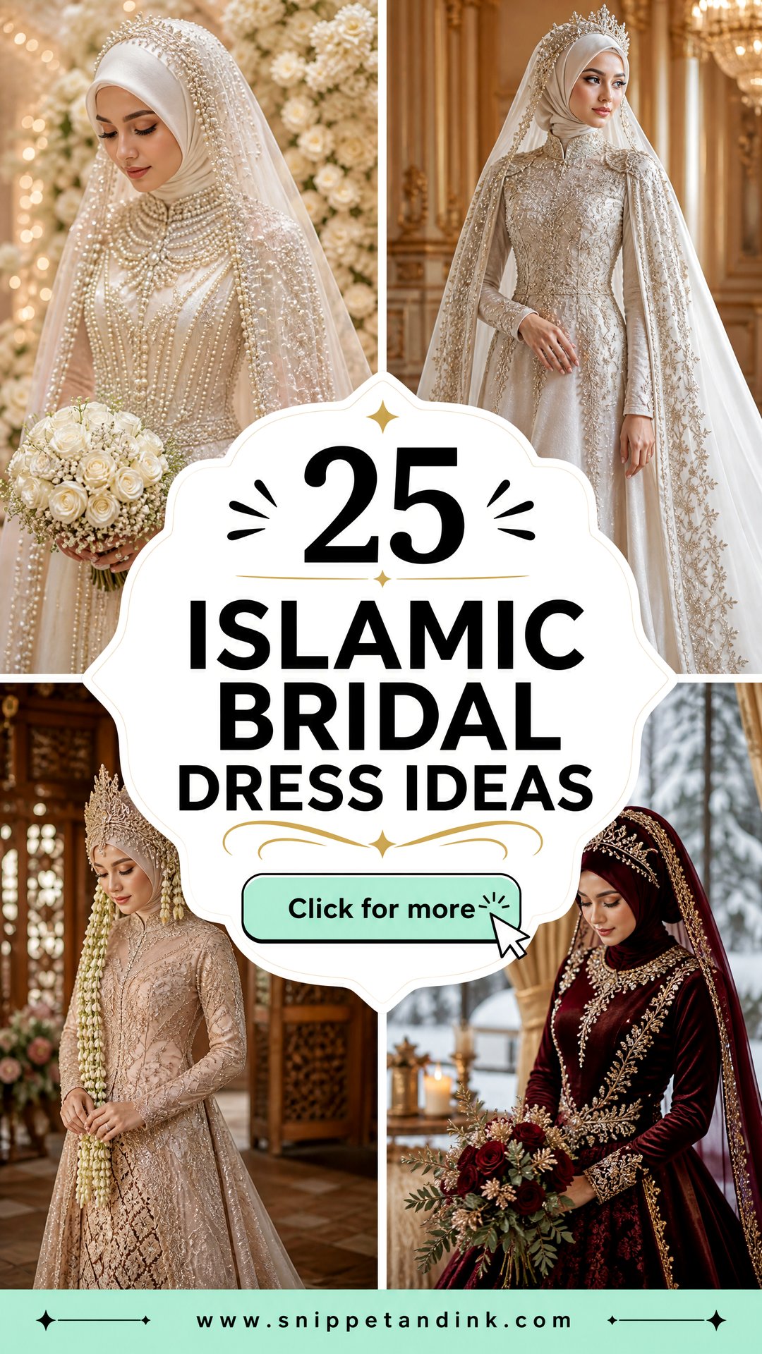 25 Islamic Bridal Dress Ideas Elegant Modest Styles for Brides - 25 Islamic Bridal Dress Ideas: Elegant Modest Styles for Brides