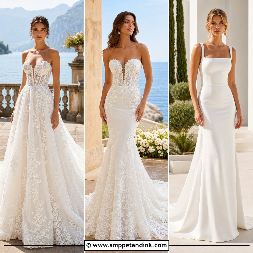 25 Italian Style Wedding Dress Ideas: Timeless Looks for Brides