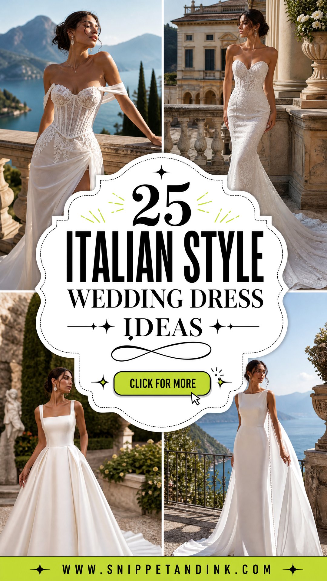 25 Italian Style Wedding Dress Ideas Timeless Looks for Brides - 25 Italian Style Wedding Dress Ideas: Timeless Looks for Brides
