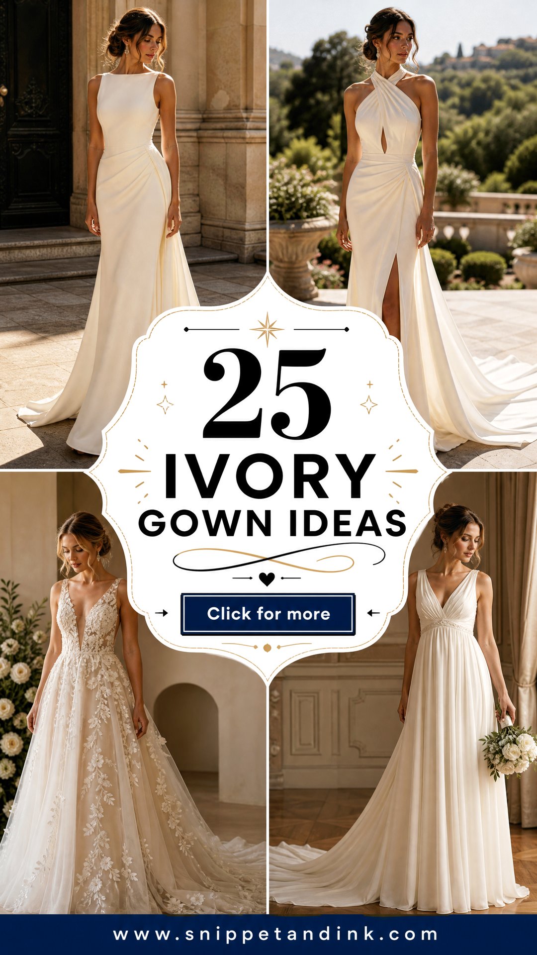 25 Ivory Gown Ideas Elegant Wedding Looks for Modern Brides - 25 Ivory Gown Ideas: Elegant Wedding Looks for Modern Brides