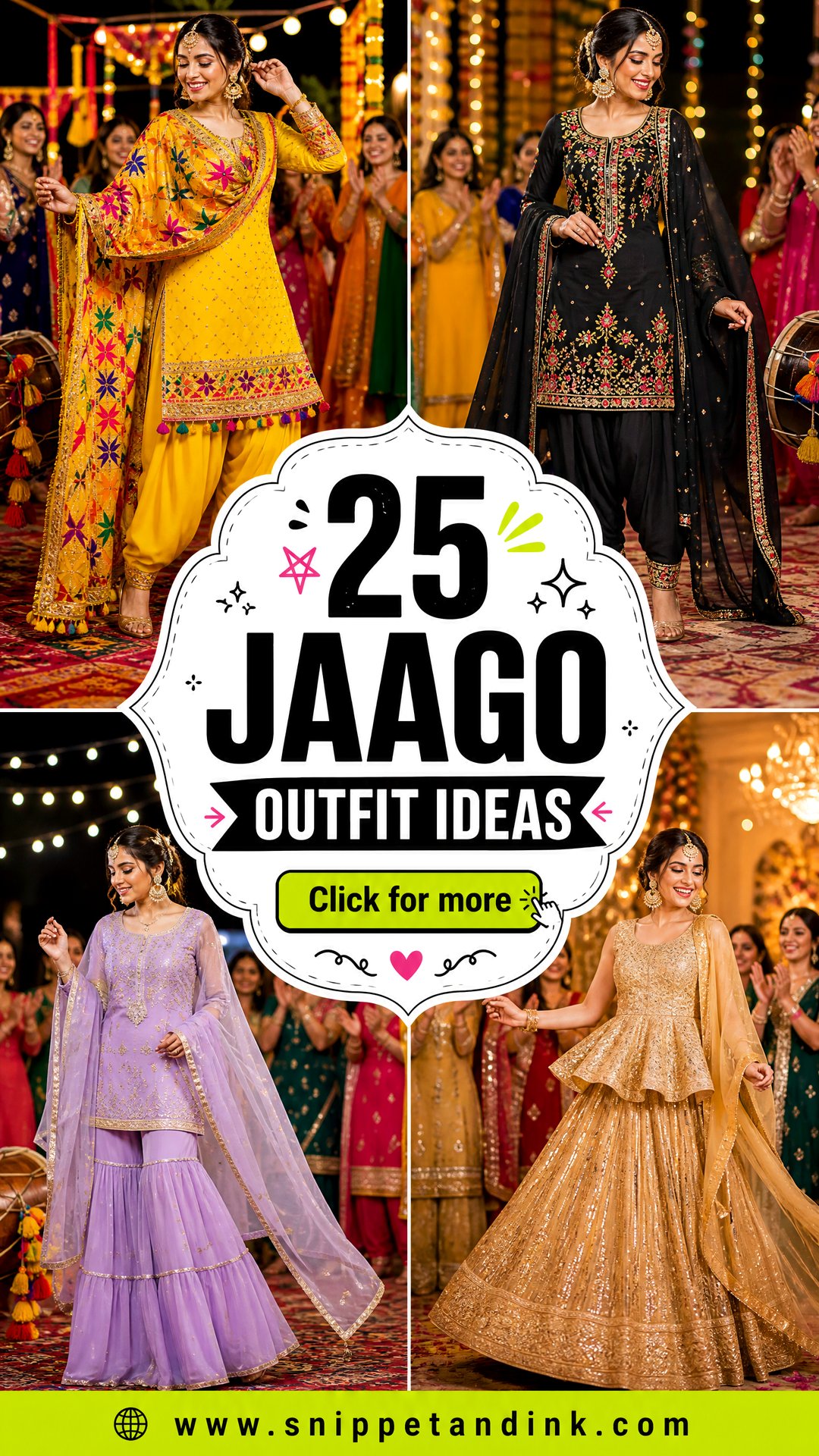 25 Jaago Outfit Ideas Vibrant Punjabi Looks for Every Bride - 25 Jaago Outfit Ideas: Vibrant Punjabi Looks for Every Bride