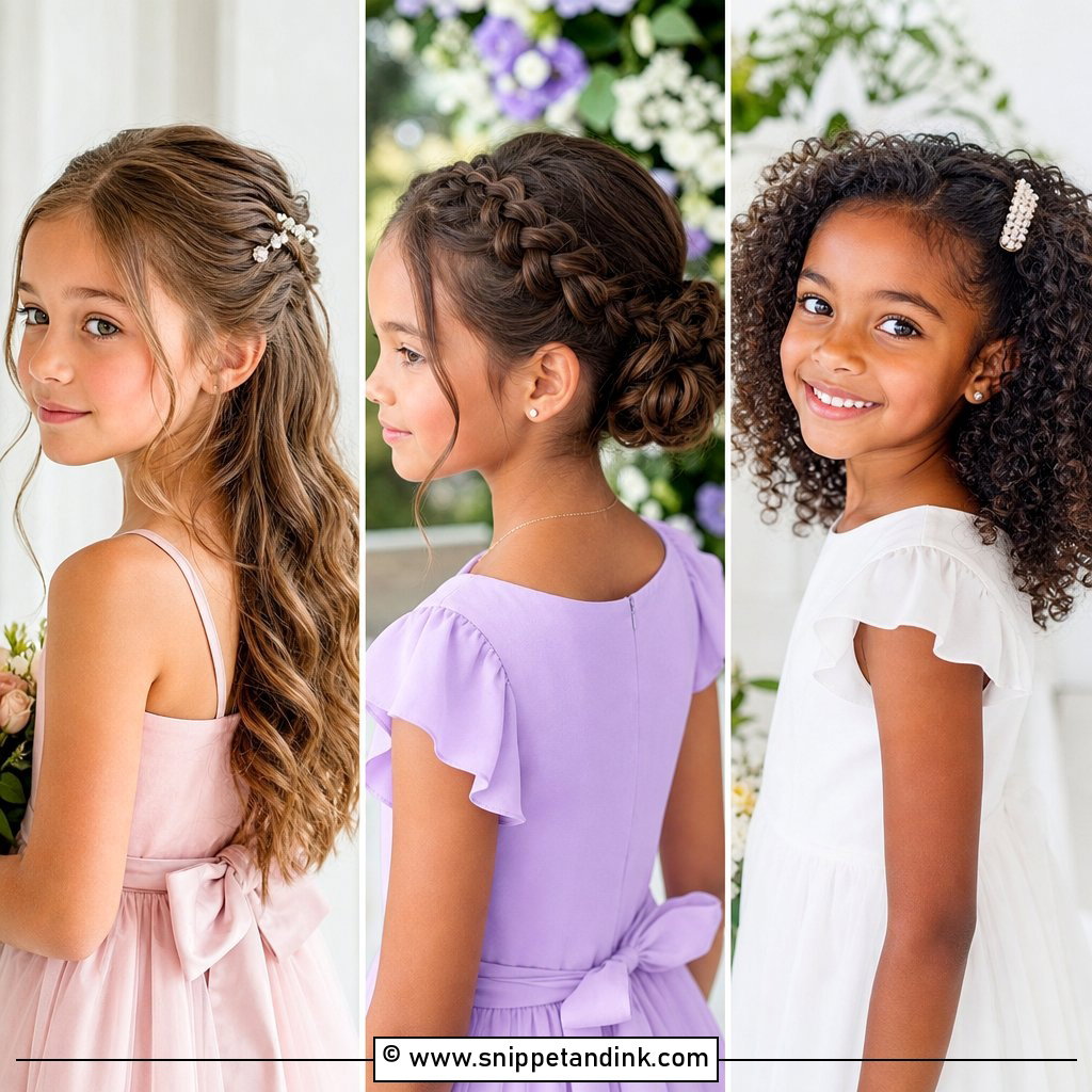 25 Jr Bridesmaid Hairstyles Sweet Ideas for Young Attendants