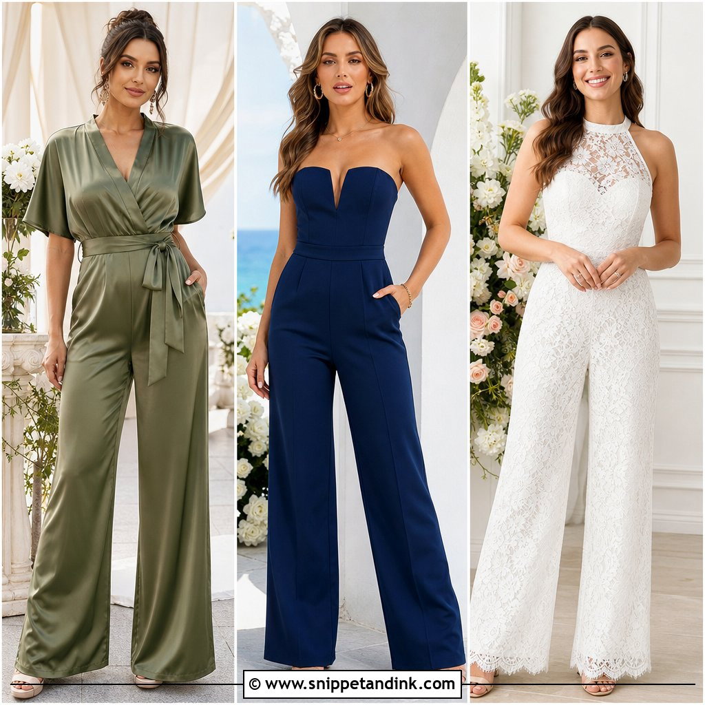 25 Jumpsuit Wedding Outfit Ideas