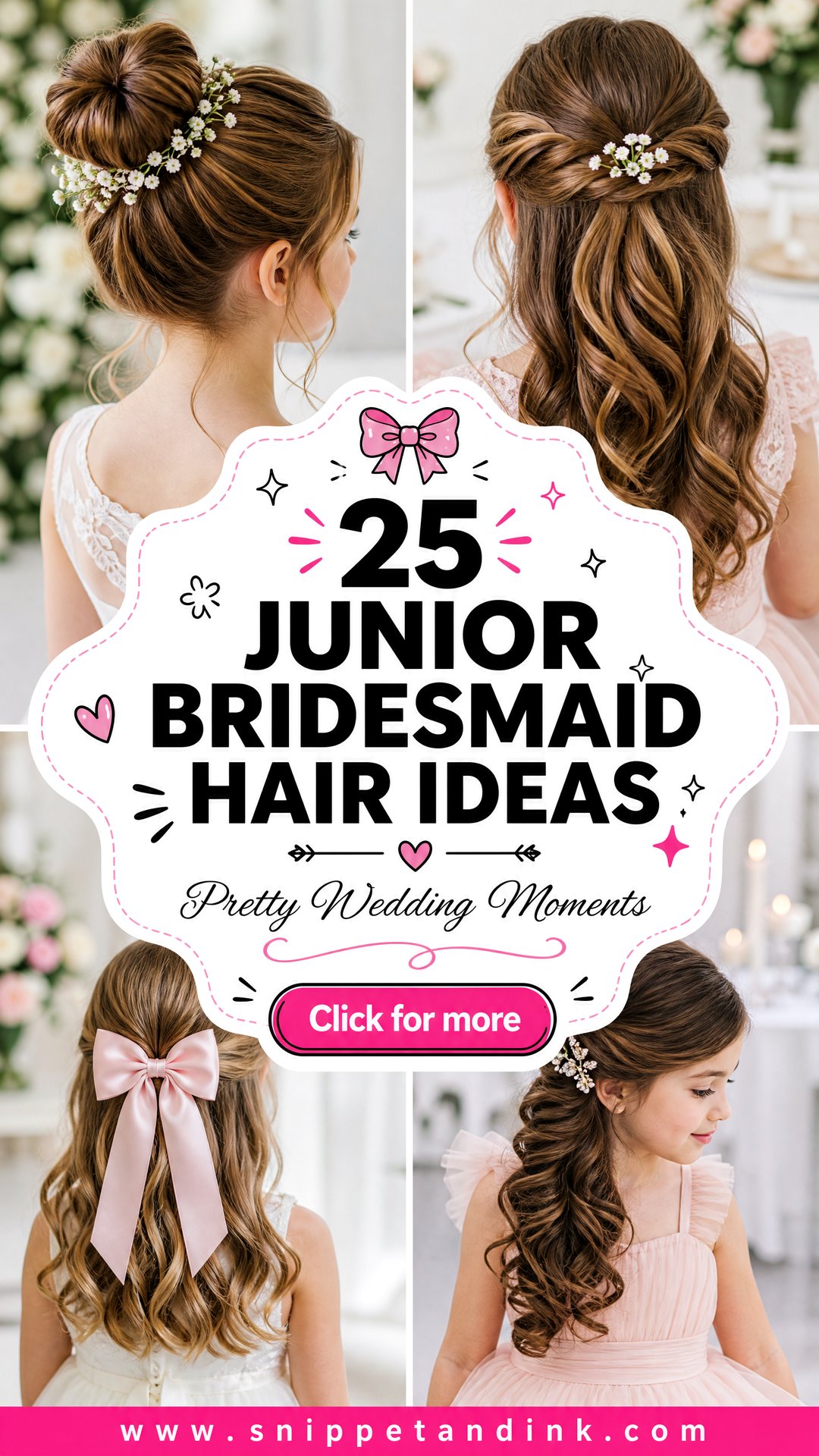 25 Junior Bridesmaid Hair Ideas for Pretty Wedding Moments - 25 Junior Bridesmaid Hair Ideas for Pretty Wedding Moments