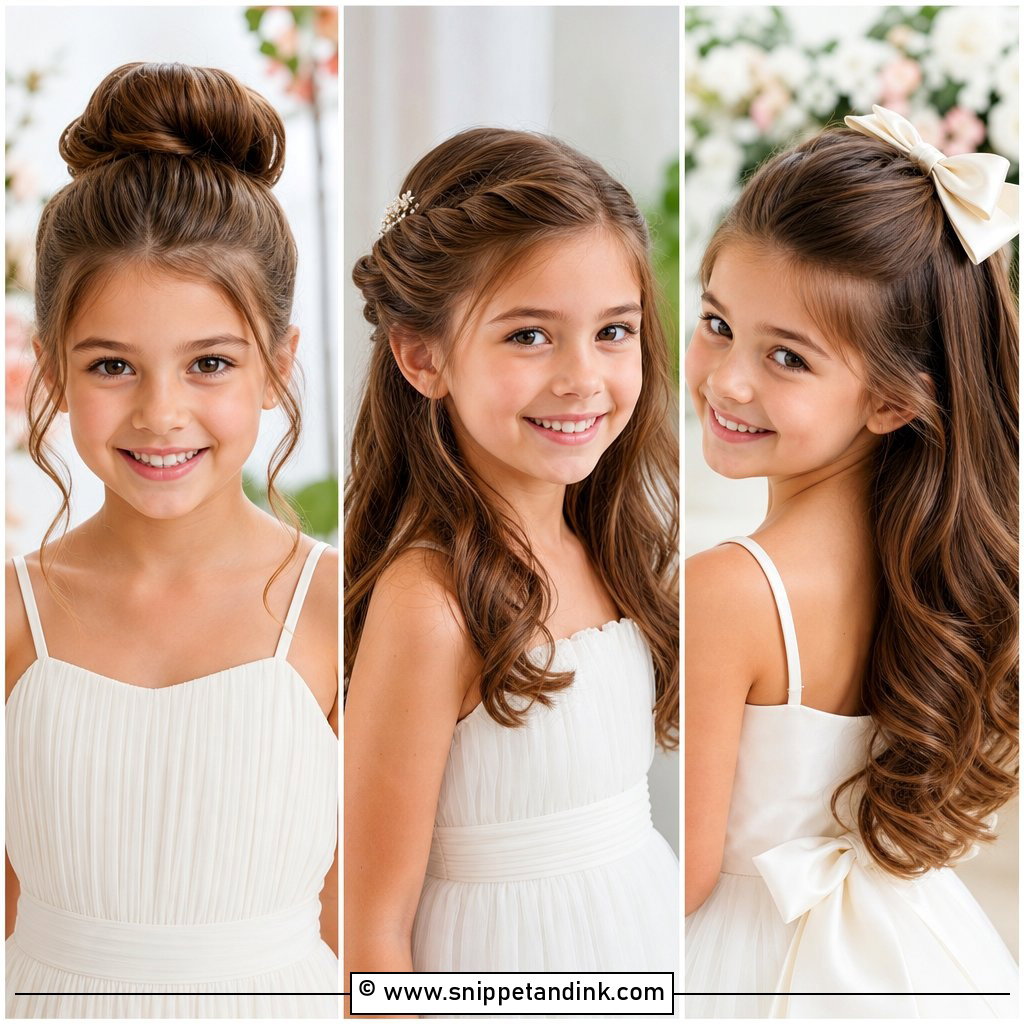 25 Junior Bridesmaid Hair Ideas for Pretty Wedding Moments